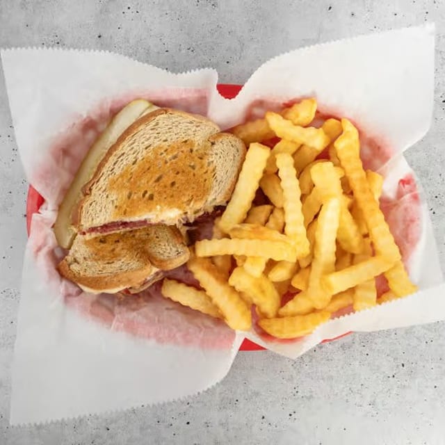 Grilled Reuben.