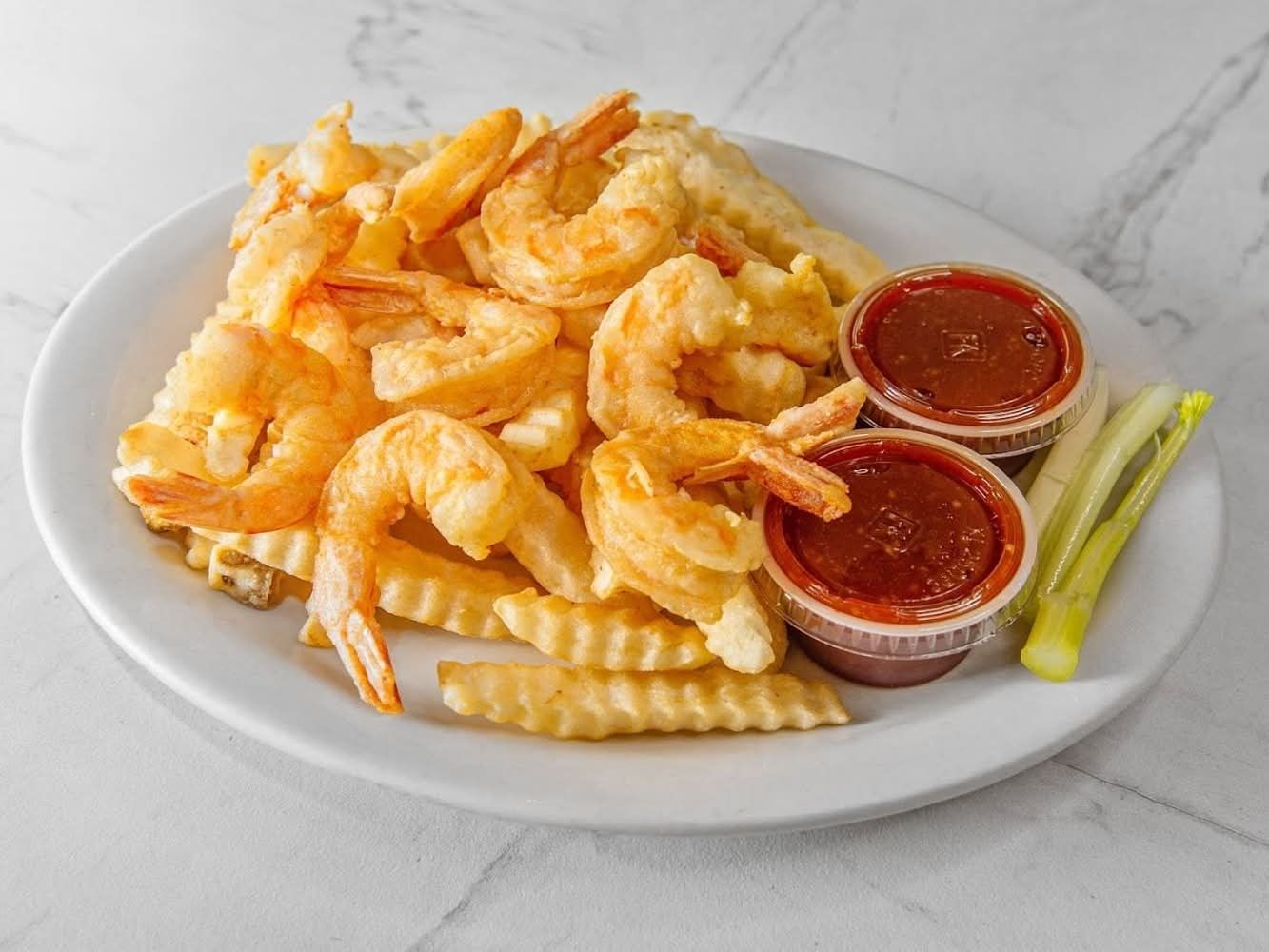 Dozen Fried Shrimp.